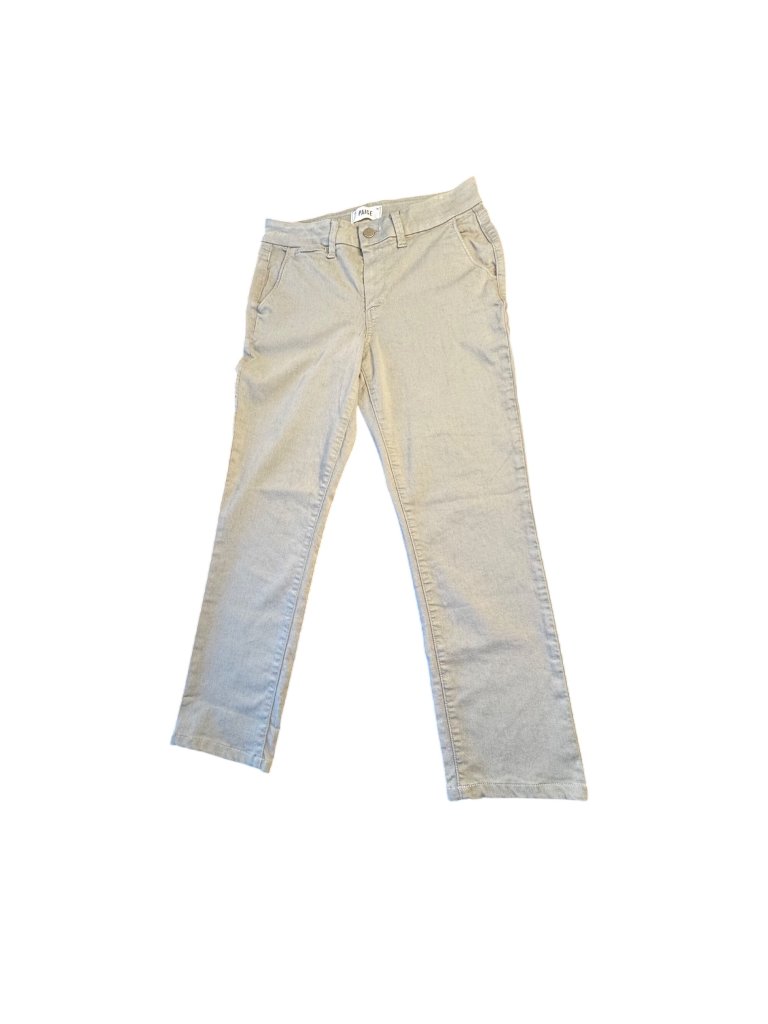 Paige Rianne Pants Cotton Blend Green Size 27 Pre-Owned